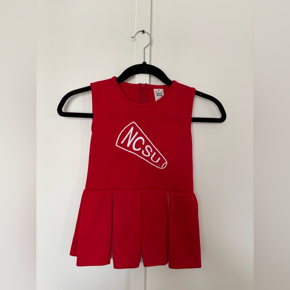 Vintage Embroidered NC State Cheerleader Dress - Size 4